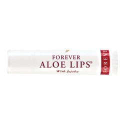 Baume à lèvres Forever Aloe Lips avec jojoba pour hydratation et protection