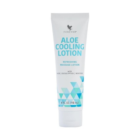 Tube d'Aloe Cooling Lotion Forever Living avec Aloe Vera et menthol